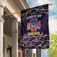 Come At Me Breaux Crawfish Beads Garden Flag Mardi Gras Carnival - Wonder Print Shop