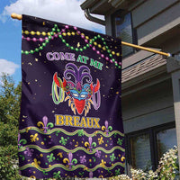 Come At Me Breaux Crawfish Beads Garden Flag Mardi Gras Carnival - Wonder Print Shop