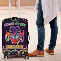 Come At Me Breaux Crawfish Beads Luggage Cover Mardi Gras Carnival - Wonder Print Shop