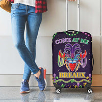 Come At Me Breaux Crawfish Beads Luggage Cover Mardi Gras Carnival - Wonder Print Shop