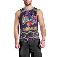 Come At Me Breaux Crawfish Beads Men Tank Top Mardi Gras Carnival - Wonder Print Shop