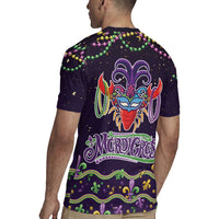 Come At Me Breaux Crawfish Beads Rugby Jersey Mardi Gras Carnival - Wonder Print Shop