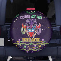 Come At Me Breaux Crawfish Beads Spare Tire Cover Mardi Gras Carnival - Wonder Print Shop