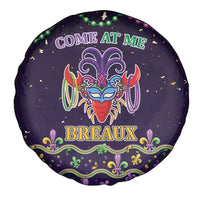 Come At Me Breaux Crawfish Beads Spare Tire Cover Mardi Gras Carnival - Wonder Print Shop
