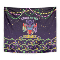 Come At Me Breaux Crawfish Beads Tapestry Mardi Gras Carnival - Wonder Print Shop