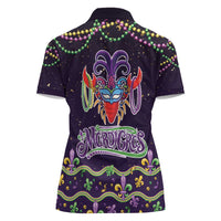 Come At Me Breaux Crawfish Beads Women Polo Shirt Mardi Gras Carnival - Wonder Print Shop