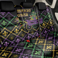Mardi Gras Carnival Back Car Seat Cover Geometric Pattern Vintage