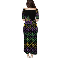 Mardi Gras Carnival Puletasi Geometric Pattern Vintage - Wonder Print Shop