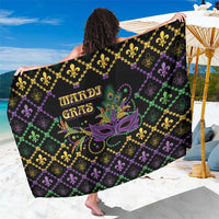 Mardi Gras Carnival Sarong Geometric Pattern Vintage - Wonder Print Shop