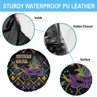 Mardi Gras Carnival Spare Tire Cover Geometric Pattern Vintage - Wonder Print Shop