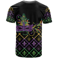 Mardi Gras Carnival T Shirt Geometric Pattern Vintage - Wonder Print Shop