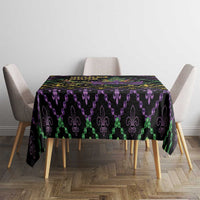 Mardi Gras Carnival Tablecloth Geometric Pattern Vintage - Wonder Print Shop