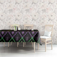 Mardi Gras Carnival Tablecloth Geometric Pattern Vintage - Wonder Print Shop