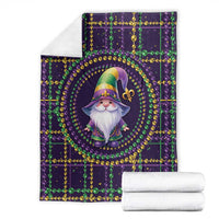 Mardi Gras Gnome Blanket Beads Fleur de lis Symbol