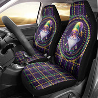Mardi Gras Gnome Car Seat Cover Beads Fleur de lis Symbol