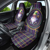 Mardi Gras Gnome Car Seat Cover Beads Fleur de lis Symbol