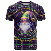 Mardi Gras Gnome T Shirt Beads Fleur de lis Symbol - Wonder Print Shop