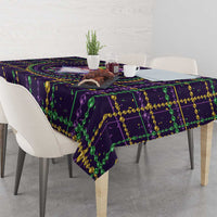 Mardi Gras Gnome Tablecloth Beads Fleur de lis Symbol - Wonder Print Shop