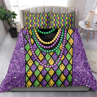 Mardi Gras Strings of Beads Bedding Set