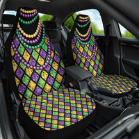 Mardi Gras Strings of Beads Car Seat Cover