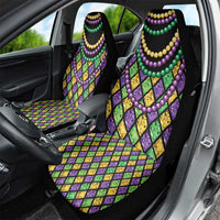 Mardi Gras Strings of Beads Car Seat Cover