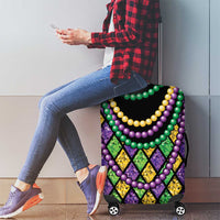 Mardi Gras Strings of Beads Luggage Cover - Wonder Print Shop