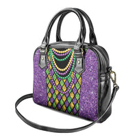 Mardi Gras Strings of Beads Shoulder Handbag - Wonder Print Shop