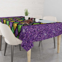 Mardi Gras Strings of Beads Tablecloth - Wonder Print Shop