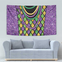Mardi Gras Strings of Beads Tapestry - Wonder Print Shop