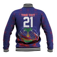 Custom Haiti Grenadye Alaso Baseball Jacket Blue Nou Retounen Anko 1974-2026 - Wonder Print Shop