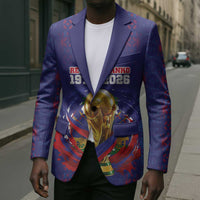Custom Haiti Grenadye Alaso Blazer Blue Nou Retounen Anko 1974-2026 - Wonder Print Shop