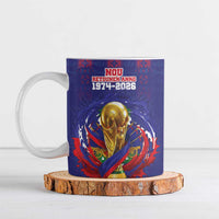 Custom Haiti Grenadye Alaso Ceramic Mug Blue Nou Retounen Anko 1974-2026 - Wonder Print Shop