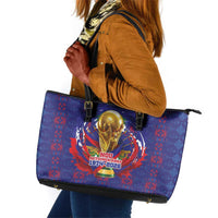 Haiti Grenadye Alaso Leather Tote Bag Blue Nou Retounen Anko 1974-2026 - Wonder Print Shop