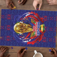 Haiti Grenadye Alaso Puzzle Blue Nou Retounen Anko 1974-2026 - Wonder Print Shop