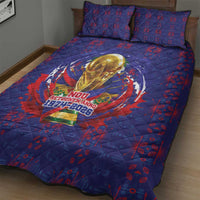 Haiti Grenadye Alaso Quilt Bed Set Blue Nou Retounen Anko 1974-2026 - Wonder Print Shop