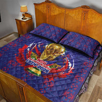 Haiti Grenadye Alaso Quilt Bed Set Blue Nou Retounen Anko 1974-2026 - Wonder Print Shop
