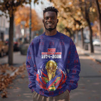 Custom Haiti Grenadye Alaso Sweatshirt Blue Nou Retounen Anko 1974-2026 - Wonder Print Shop