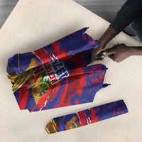 Haiti Grenadye Alaso Umbrella Blue Nou Retounen Anko 1974-2026 - Wonder Print Shop