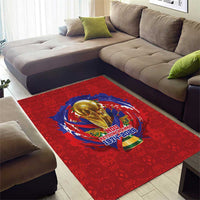 Haiti Grenadye Alaso Area Rug Red Nou Retounen Anko 1974-2026 - Wonder Print Shop
