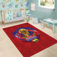 Haiti Grenadye Alaso Area Rug Red Nou Retounen Anko 1974-2026 - Wonder Print Shop