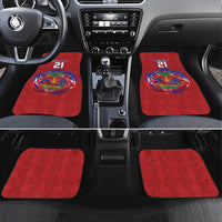 Custom Haiti Grenadye Alaso Car Mats Red Nou Retounen Anko 1974-2026 - Wonder Print Shop