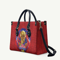 Haiti Grenadye Alaso Leather Bag Red Nou Retounen Anko 1974-2026 - Wonder Print Shop