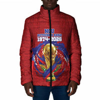 Custom Haiti Grenadye Alaso Padded Jacket Red Nou Retounen Anko 1974-2026 - Wonder Print Shop