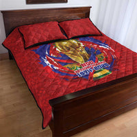 Haiti Grenadye Alaso Quilt Bed Set Red Nou Retounen Anko 1974-2026 - Wonder Print Shop