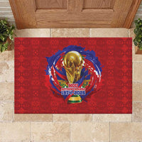 Haiti Grenadye Alaso Rubber Doormat Red Nou Retounen Anko 1974-2026 - Wonder Print Shop