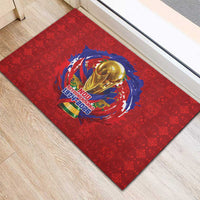 Haiti Grenadye Alaso Rubber Doormat Red Nou Retounen Anko 1974-2026 - Wonder Print Shop