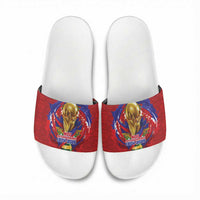 Haiti Grenadye Alaso Slide Sandals Red Nou Retounen Anko 1974-2026 - Wonder Print Shop