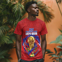Custom Haiti Grenadye Alaso T shirt Red Nou Retounen Anko 1974-2026 - Wonder Print Shop