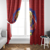 Haiti Grenadye Alaso Window Curtain Red Nou Retounen Anko 1974-2026 - Wonder Print Shop