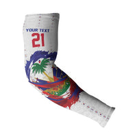 Custom Haiti Grenadye Alaso Arm Sleeves White Nou Retounen Anko 1974-2026 - Wonder Print Shop